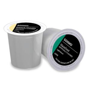 imageAmazon Brand  Solimo Medium Roast Coffee Pods Kona Blend Compatible with Keurig 20 KCup Brewers 100 CountVariety Light Roast