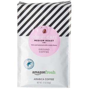 imageAmazon Fresh Colombia Ground Coffee Medium Roast 32 OzDonut Cafe  Medium Roast