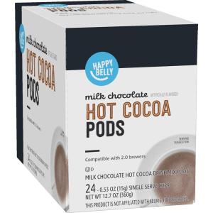 imageHappy Belly Hot Cocoa Pods Milk Chocolate 24 CountMilkChocolate