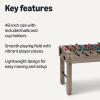 imageAmazon Basics 48Inch Foosball Table Soccer Game Room Size incl 4 Balls and 2 cupholders Oak