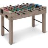 imageAmazon Basics 48Inch Foosball Table Soccer Game Room Size incl 4 Balls and 2 cupholders Oak
