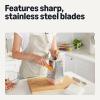 imageAmazon Basics 4Sided Cheese Grater Stainless Steel DishwasherSafe