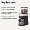 imageAmazon Basics Electric Burr Coffee Grinder with 30 Grind Settings for French Press and Espresso 65Ounce Hopper Black