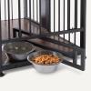 imageAmazon Basics Furniture Style Dog Crate Two Bowls Included 30quot x 204quot x 236quot Walnut30