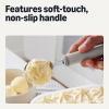 imageAmazon Basics Ice Cream Scoop Soft Grip Handle DishwasherSafe Linen Gray