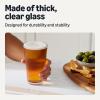 imageAmazon Basics Pint Glasses 4Piece Set 16 oz DishwasherSafe16 oz