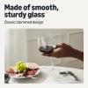 imageAmazon Basics Stemless Red Wine Glasses 4Piece Set 18 oz DishwasherSafe20 oz