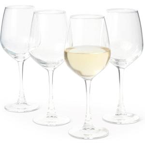imageAmazon Basics Stemless Red Wine Glasses 4Piece Set 18 oz DishwasherSafe12 oz
