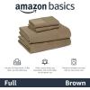 imageAmazon Basics 100 Cotton Jersey Bed Sheet Set King Black SolidBrown