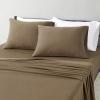 imageAmazon Basics 100 Cotton Jersey Bed Sheet Set King Black SolidBrown
