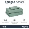imageAmazon Basics 100 Cotton Jersey Bed Sheet Set King Black SolidGreen