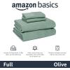 imageAmazon Basics 100 Cotton Jersey Bed Sheet Set King Black SolidGreen