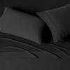 imageAmazon Basics 100 Cotton Jersey Bed Sheet Set King Black SolidJet Black