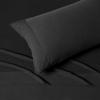 imageAmazon Basics 100 Cotton Jersey Bed Sheet Set King Black SolidJet Black
