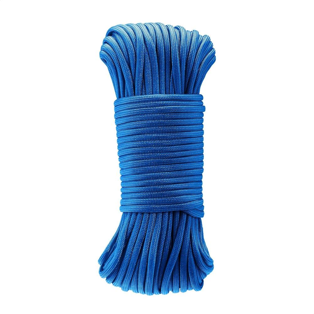 imageAmazon Basics 550 Type III Paracord 7Strand Core High Strength  532 in x 100 ft 4mm x 30m BlueBlue