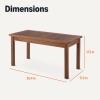 imageAmazon Basics  Patio Coffee Table Wood 35