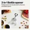 imageAmazon Basics 2in1 Corkscrew and Bottle Opener One Size Zinc Alloy