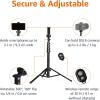 imageAmazon Basics 36 Portable Selfie Stick Mini Tripod for Phone with Remote Control Compatible with iPhone Samsung and More Black64inch