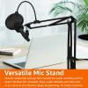 imageAmazon Basics Adjustable Microphone Stand Pop Filter Windscreen for Blue Yeti Snowball Shure AudioTechnica other Mics 19 inch14 inch