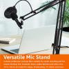 imageAmazon Basics Adjustable Microphone Stand Pop Filter Windscreen for Blue Yeti Snowball Shure AudioTechnica other Mics 19 inch19 inch