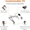 imageAmazon Basics Adjustable Microphone Stand Pop Filter Windscreen for Blue Yeti Snowball Shure AudioTechnica other Mics 19 inch19 inch