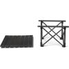 imageAmazon Basics Camping Table Small Folding Camping Essentials Black