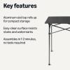 imageAmazon Basics Camping Table Tall Black