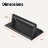 imageAmazon Basics Cast Iron Burger Press Rectangle 811 x 42 x 27 inch Black 1PackRectangle