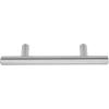 imageAmazon Basics Euro Bar Cabinet Handle 12inch Diameter 538inch Length 3inch Hole Center Satin Nickel 10PackSatin Nickel