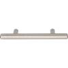 imageAmazon Basics Euro Bar Cabinet Handle 12inch Diameter 538inch Length 3inch Hole Center Satin Nickel 10PackSatin Nickel