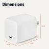 imageAmazon Basics Fast Charging USB C Nano GaN Wall Charger 65W 1Port PD 31 for Laptops Tablets Phones WhiteWhite