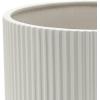 imageAmazon Basics Fluted Ceramic Round Planter 10inch BlackWhite