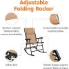 imageAmazon Basics Foldable Rocking Chair  BlueBeige