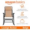 imageAmazon Basics Foldable Rocking Chair  BlueBeige