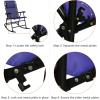 imageAmazon Basics Foldable Rocking Chair  BlueNavy Blue