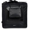 imageAmazon Basics Folding Portable Soft Pet Dog Crate Carrier Kennel 262L x 178W x 181H BlackBLACK