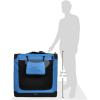 imageAmazon Basics Folding Portable Soft Pet Dog Crate Carrier Kennel 262L x 178W x 181H BlackBLUE