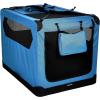 imageAmazon Basics Folding Portable Soft Pet Dog Crate Carrier Kennel 262L x 178W x 181H BlackBLUE