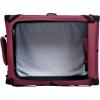 imageAmazon Basics Folding Portable Soft Pet Dog Crate Carrier Kennel 262L x 178W x 181H BlackRED