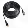 imageAmazon Basics HDMI Fiber Optic Cable 18Gbps HighSpeed 4K60Hz 2160p 48Bit Color Ethernet Ready 100 feet BlackBlack