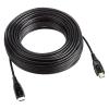 imageAmazon Basics HDMI Fiber Optic Cable 18Gbps HighSpeed 4K60Hz 2160p 48Bit Color Ethernet Ready 100 feet BlackBlack