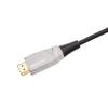 imageAmazon Basics HDMI Fiber Optic Cable 18Gbps HighSpeed 4K60Hz 2160p 48Bit Color Ethernet Ready 100 feet BlackBlack