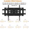 imageAmazon Basics Heavy Duty Dual Arm Full Motion Articulating TV Mount for 37 to 80 TVs up to 132 lbs Fits LED LCD OLED Flat Curved Screens BlackFull Motion Articulating