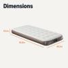 imageAmazon Basics Inflatable Air Mattress Twin with Built in Pump75399in