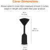 imageAmazon Basics Outdoor Round Stand Up Patio Heater Cover Tan 36 x 185 x 95Black