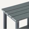 imageAmazon Basics Outdoor Side Table 4191cm x 32cm x 4191cm Grey 1PackGrey