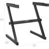 imageAmazon Basics Sturdy Keyboard and Piano Stand HeavyDuty Adjustable HeightAdaptive XShape Design BlackZShape