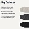 imageAmazon Basics Washable Dog Diapers Highly Absorbent Male M Size 3 Pack 185 x 74 x 025 Colors Black Grey SilverL