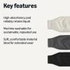imageAmazon Basics Washable Dog Diapers Highly Absorbent Male M Size 3 Pack 185 x 74 x 025 Colors Black Grey SilverM