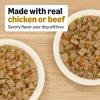 imageAmazon Basics Wet Dog Food Stew Variety Pack Beef Vegetables Rice amp Chicken Vegetables Rice 125oz can 6 cans of Each Flavor 12 cans in Total